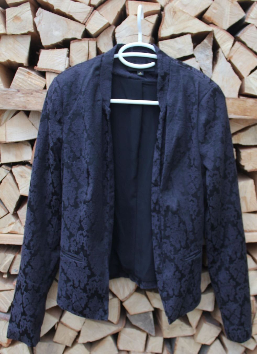 Giacche: Blazer, schwarz mit Muster, Gr. S – Usato da Suhr venduto da andreas_2008