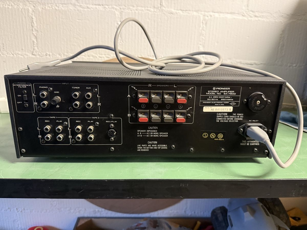 Pioneer Amplificatori: Pioneer SA 7800 – Usato da Dübendorf venduto da jan_92fx 1
