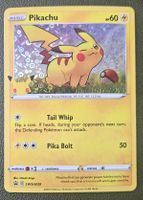 Pikachu Celebration Pokemon 25th black star SWSH039 NM ENG