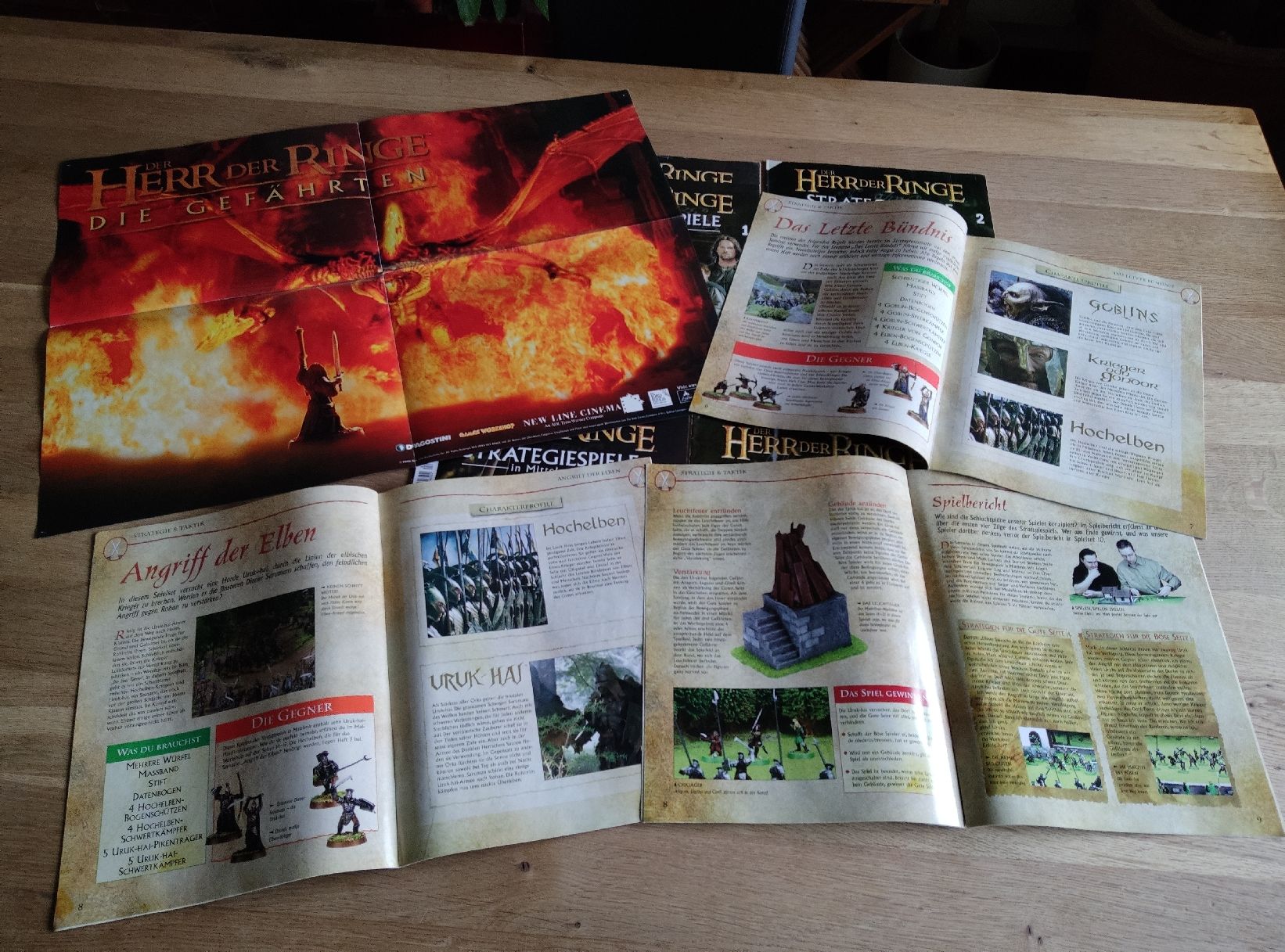 Spiele: "Herr der Ringe"-Sammelhefte - Tabletop-Spiel – Gebraucht aus Zofingen von  2