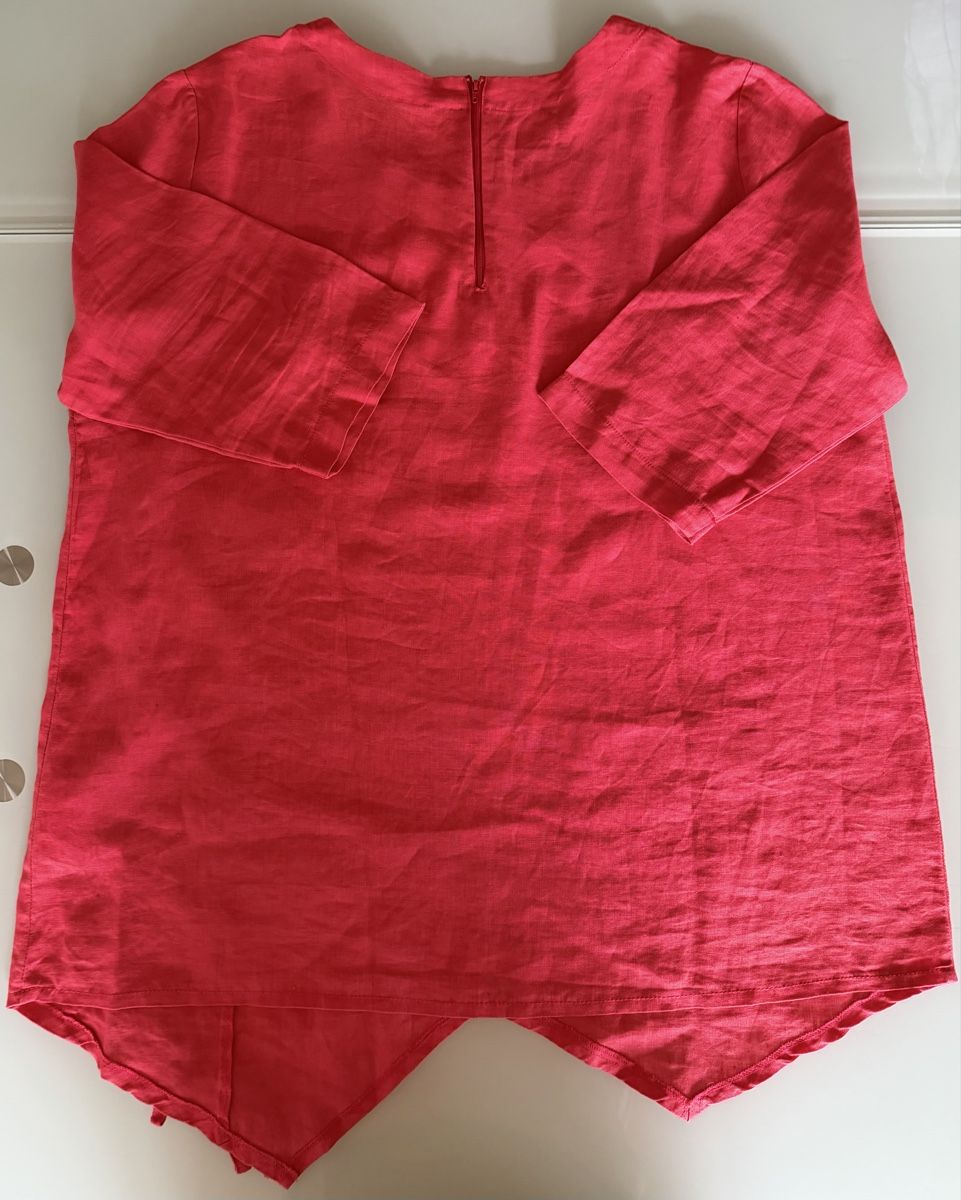 Blusen: Bluse Leine 100% rot 46/48 – Gebraucht aus Bettlach von tiz_vdb2 1
