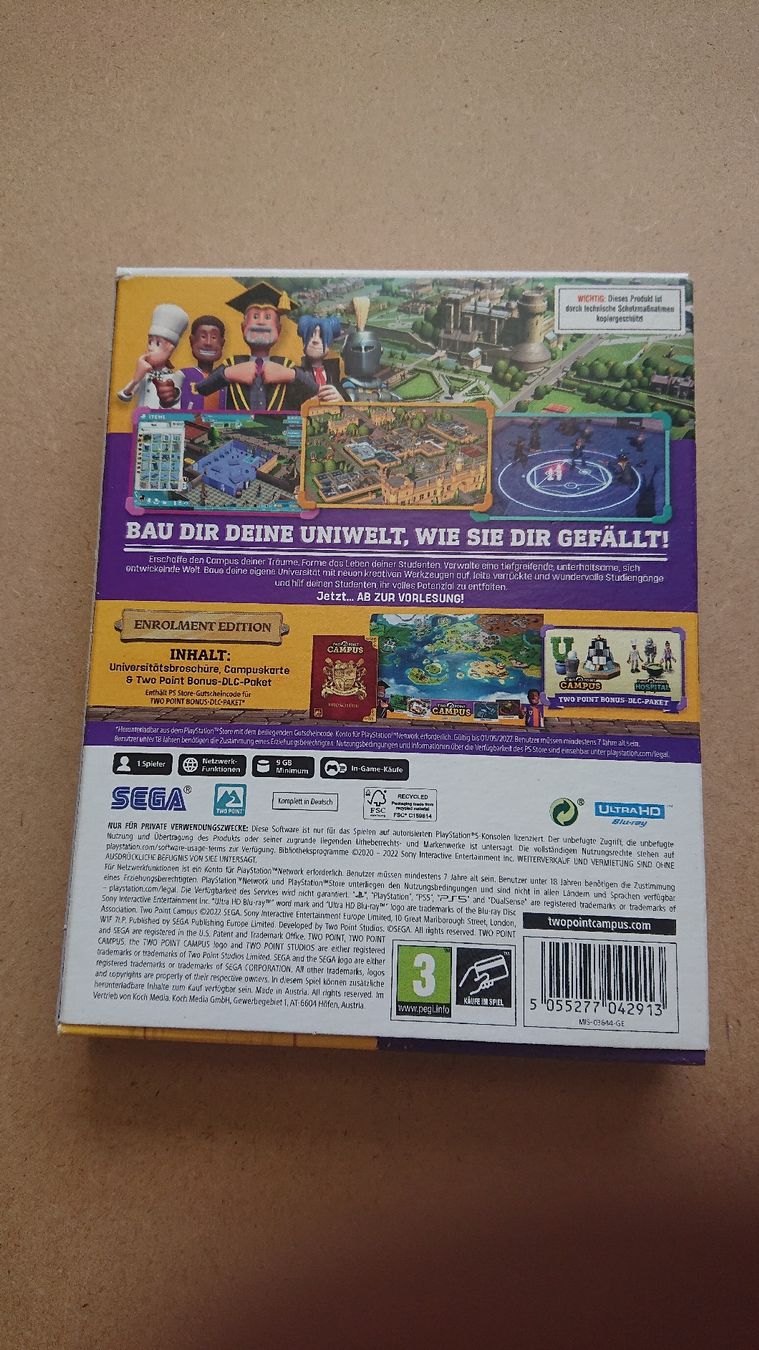 Giochi: Two Point Campus PS5 Enrolment Edition – Usato da Chur venduto da FreakofRarity 1