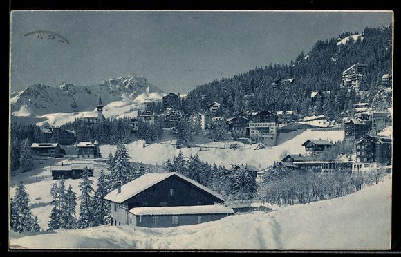 Ansichtskarten: AK Arosa, Ort im Schnee – Gebraucht aus Berlin von bartko-reher