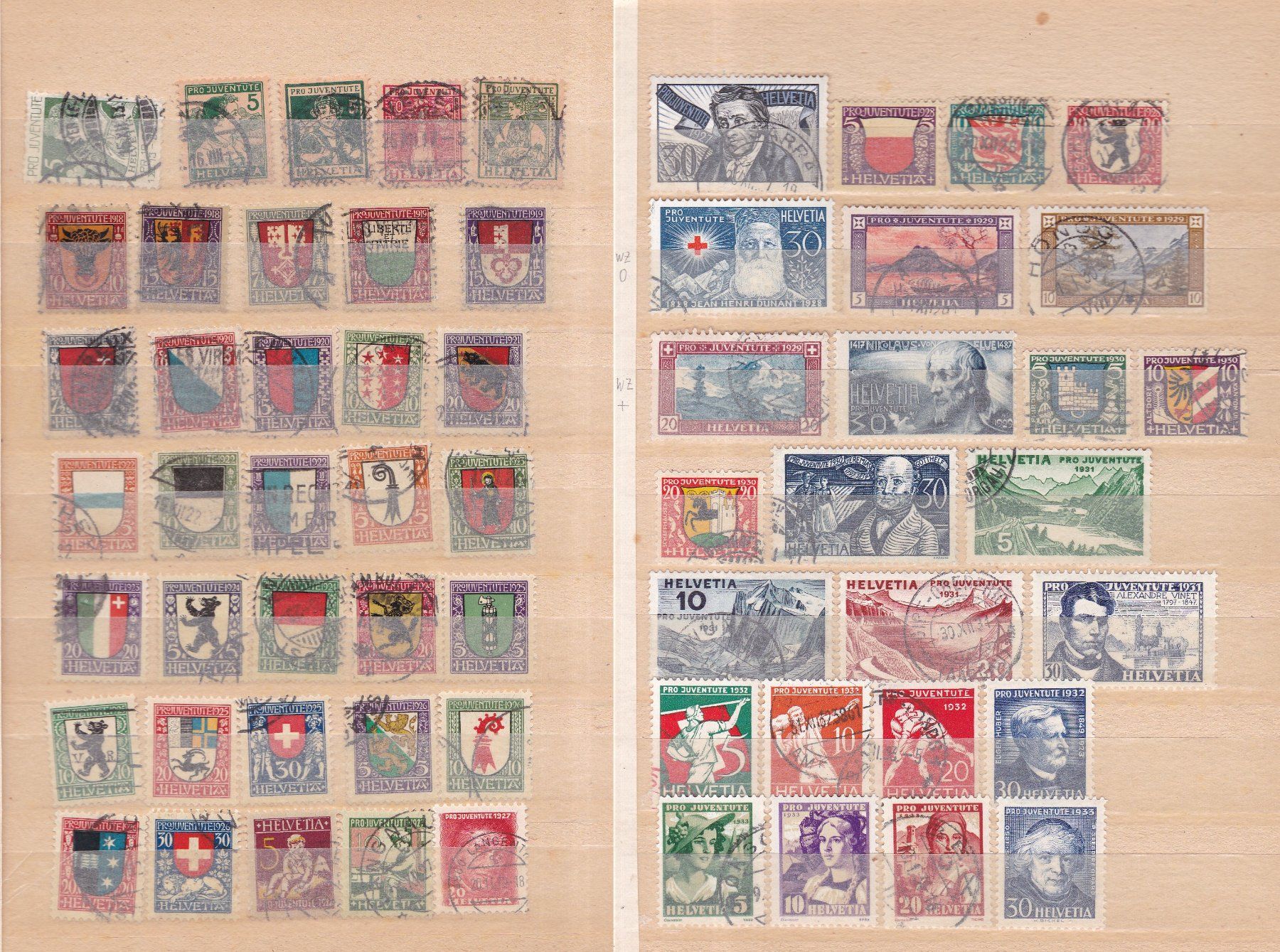 Alle Briefmarken: Pro Juventute Briefmarkenalbum – Gebraucht aus Münchwilen AG von Nesar 1