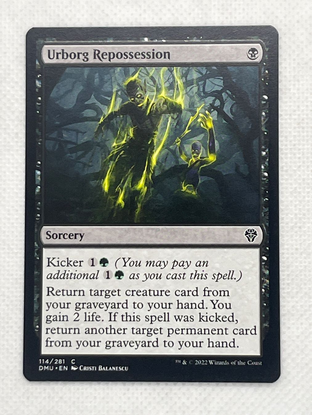 Magic The Gathering Cartes à collectionner: MTG Urborg Repossession DMU 114 Englisch Common – D'occasion à Hinterkappelen par Kim1992