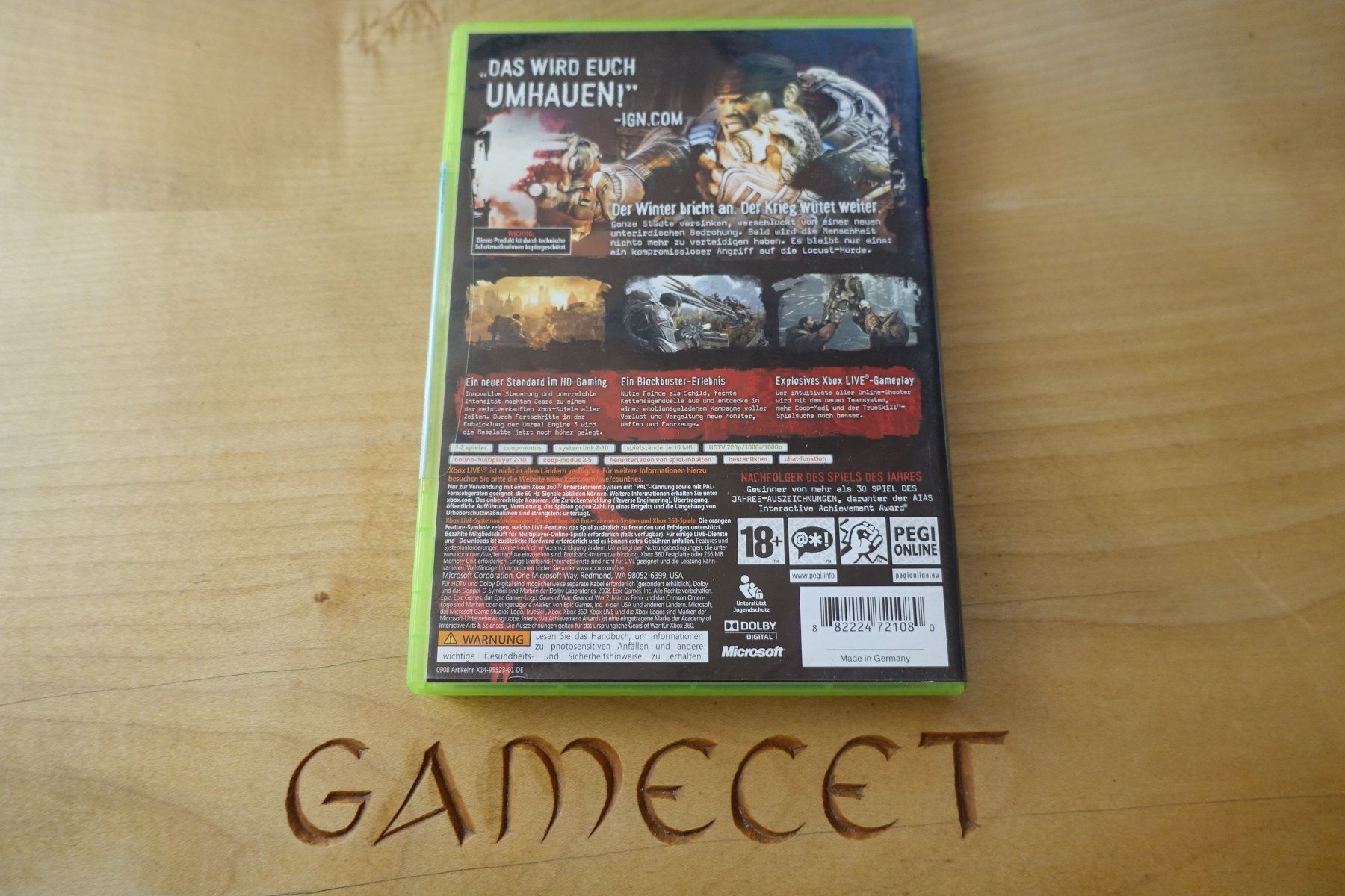 Microsoft Giochi: Gears of War 2 – Usato da Steinach venduto da Gamecet 2