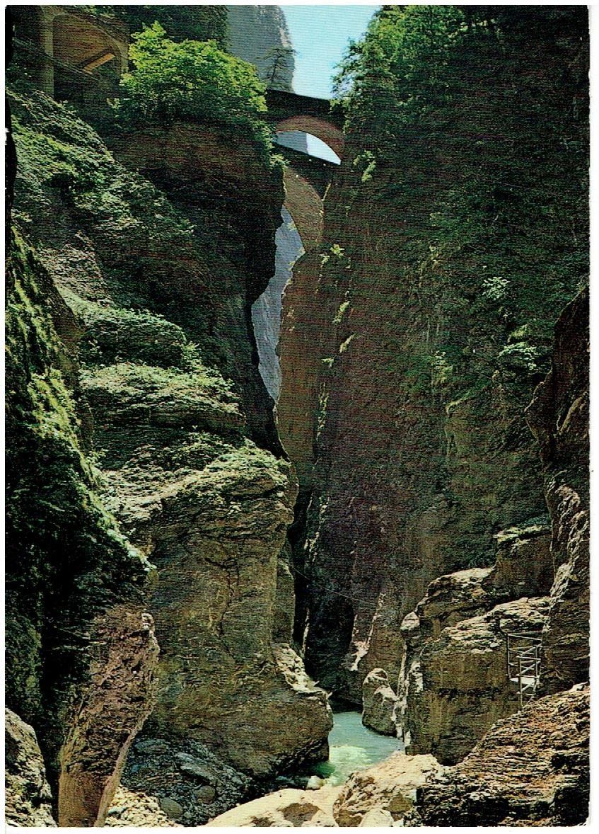 Cartoline postali: Viamalaschlucht bei Thusis GR – Usato da Flims - Dorf venduto da Stagediver