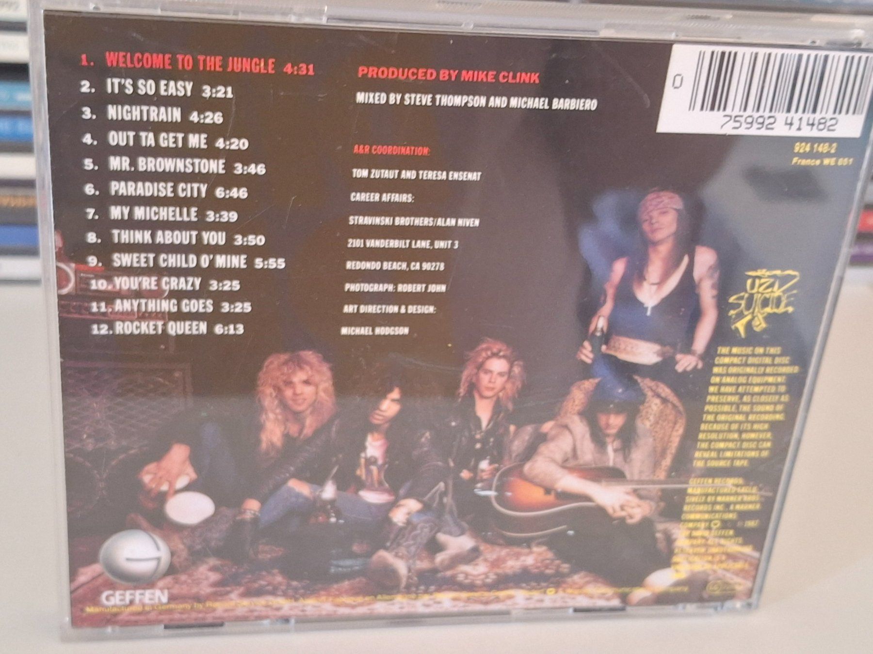 CD: CD Guns N Roses  - Appetite for Destruction – Usato da Aarberg venduto da Jackup1 1