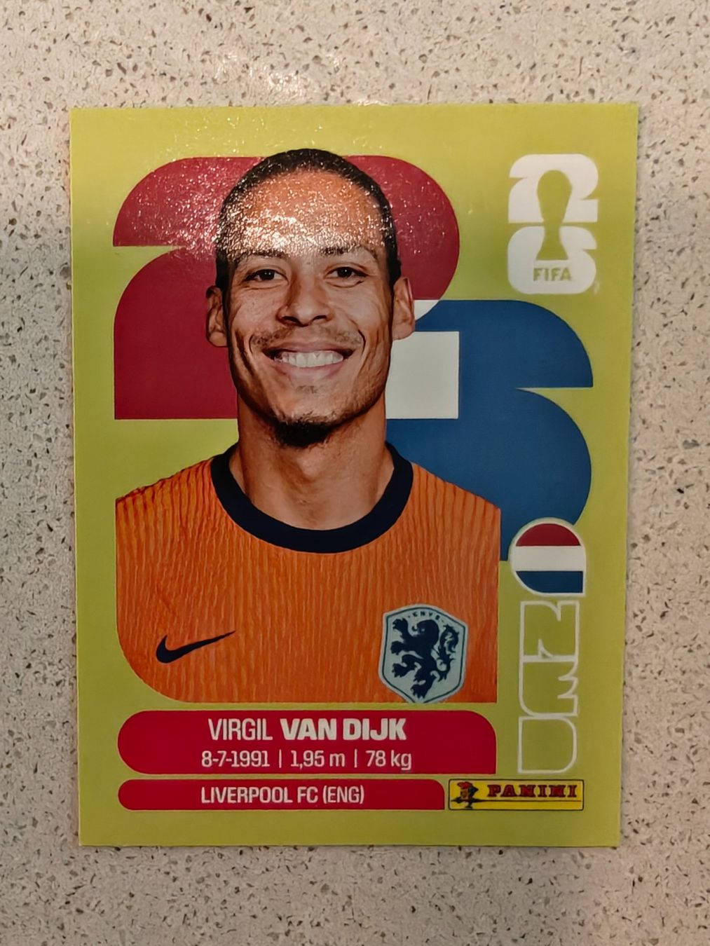 Panini Carte collezionabili: Panini Sticker WM 2026: Virgil van Dijk NED 3 – Nuovo (secondo la descrizione) da Zofingen venduto da Mak2