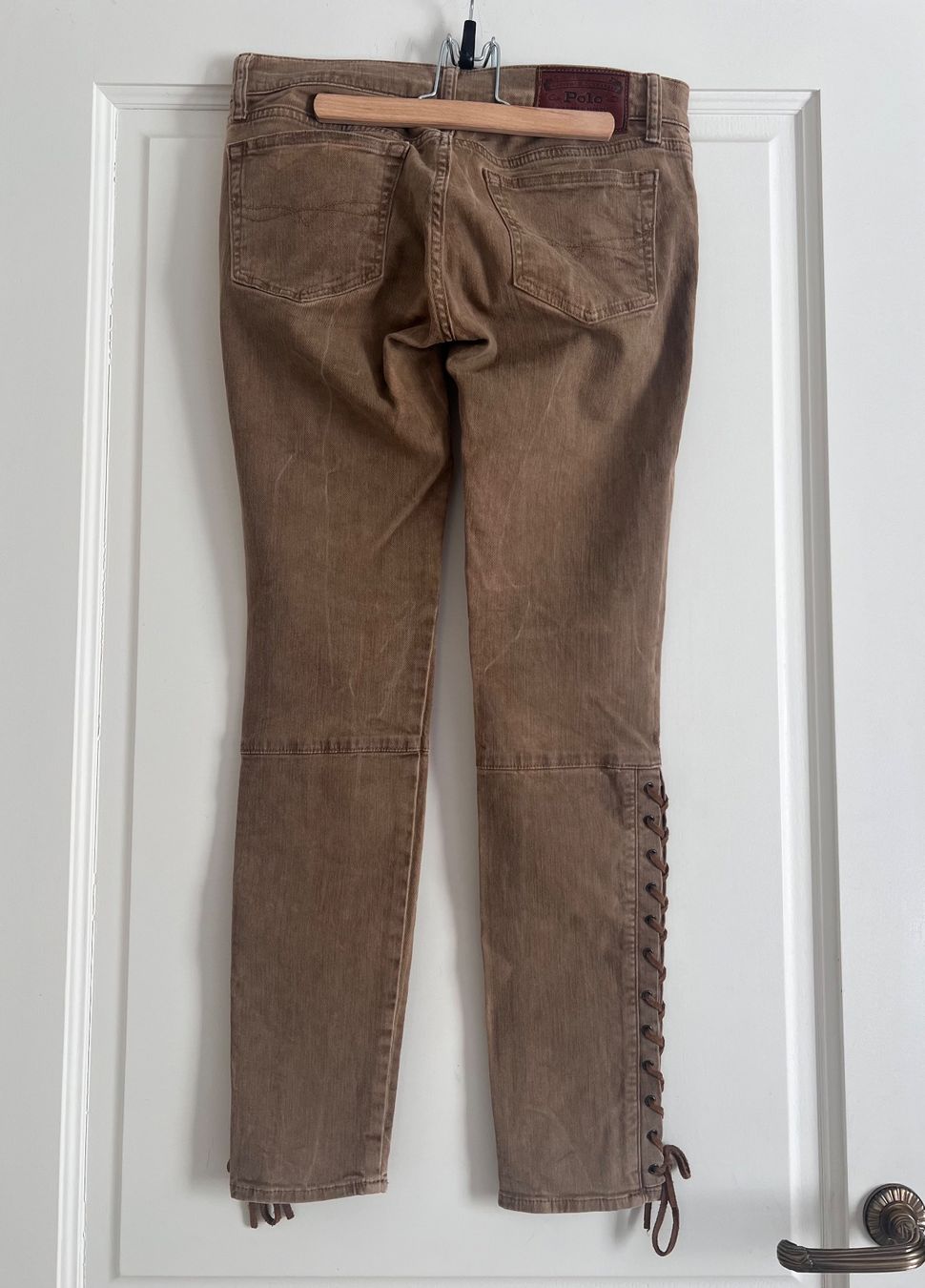 Ralph Lauren Jeans: Polo Ralph Lauren Lace Up Thompson Skinny Soft Pants – Gebraucht aus Corsier-sur-Vevey von Kristina.Nova 4