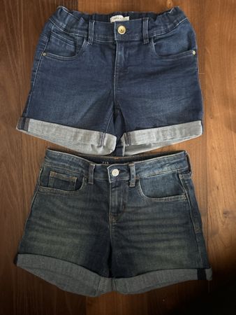 2 Jeansshorts 140/146 Gap/Name it