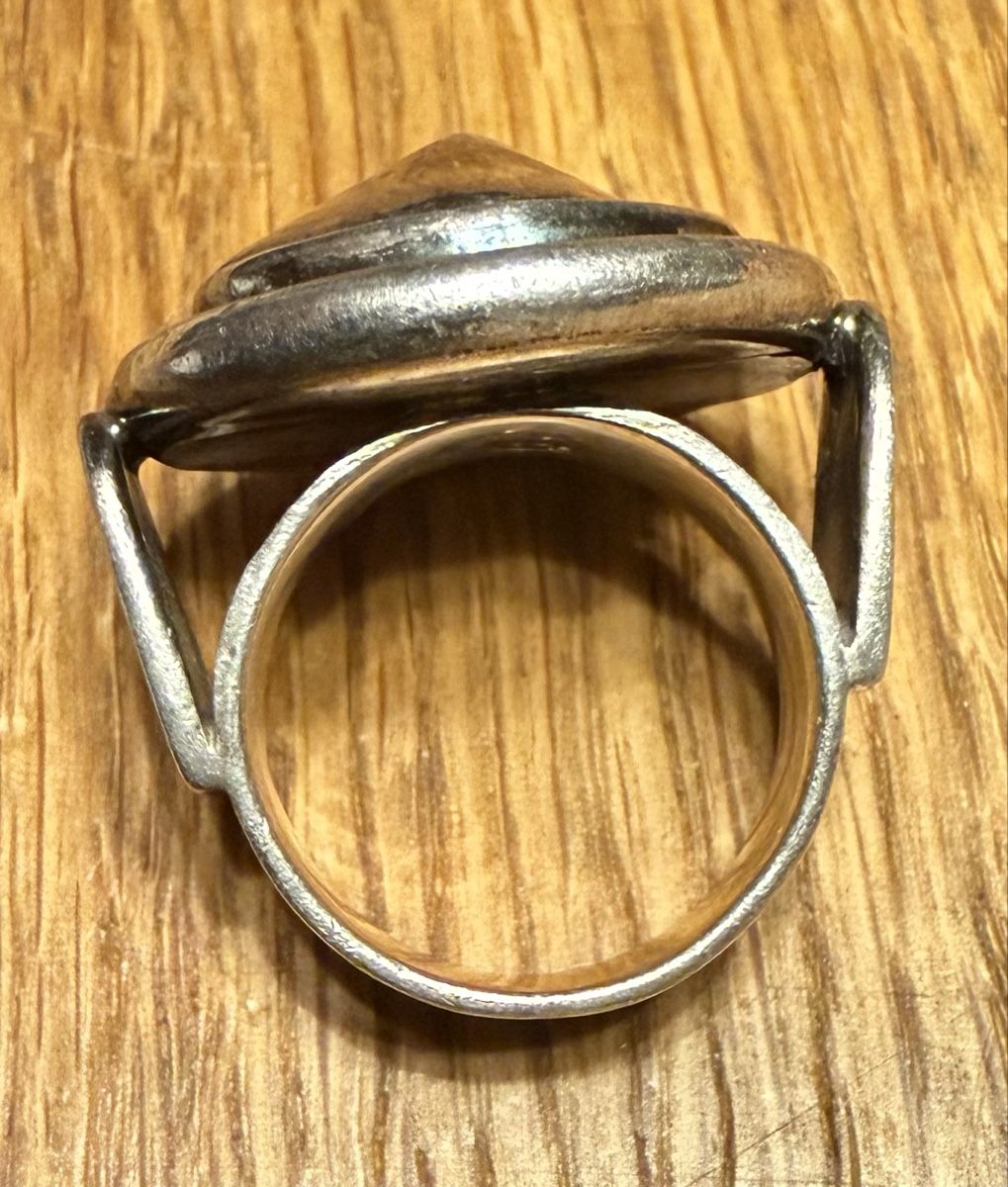Anelli: Schwerer Silber Fingerring Ring 925 Sterling – Usato da Goldach venduto da Messerguru 1