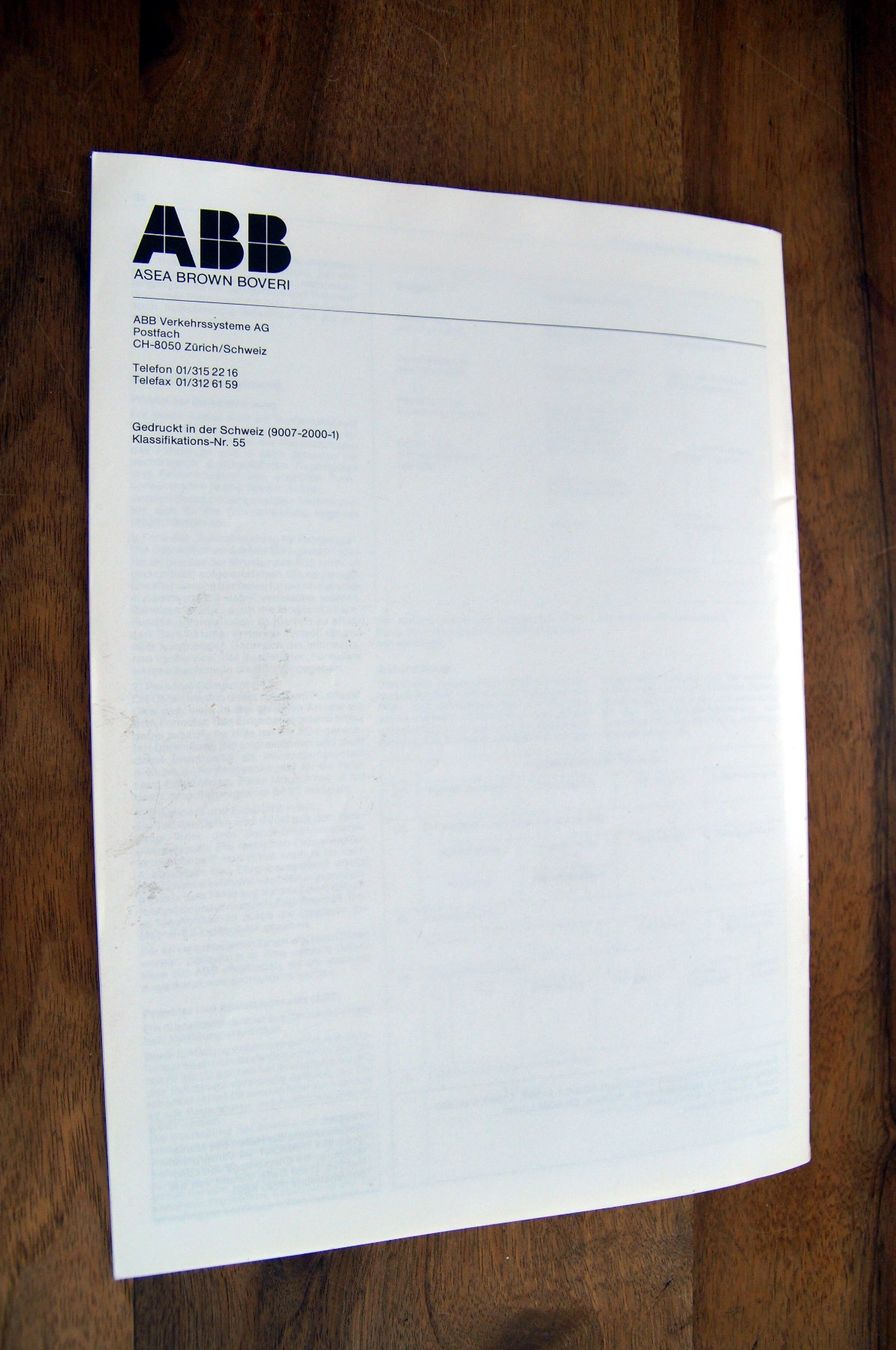 Zeitschriften & Magazine: Tramont - Das Montagewerk der ABB – Gebraucht aus Schönenwerd von Steidi 9