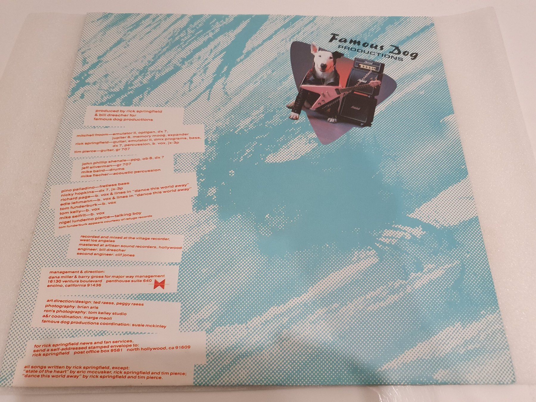 Schallplatten: Rick Springfield – Tao – Gebraucht aus Uster von Vinyl-Leidenschaft 2