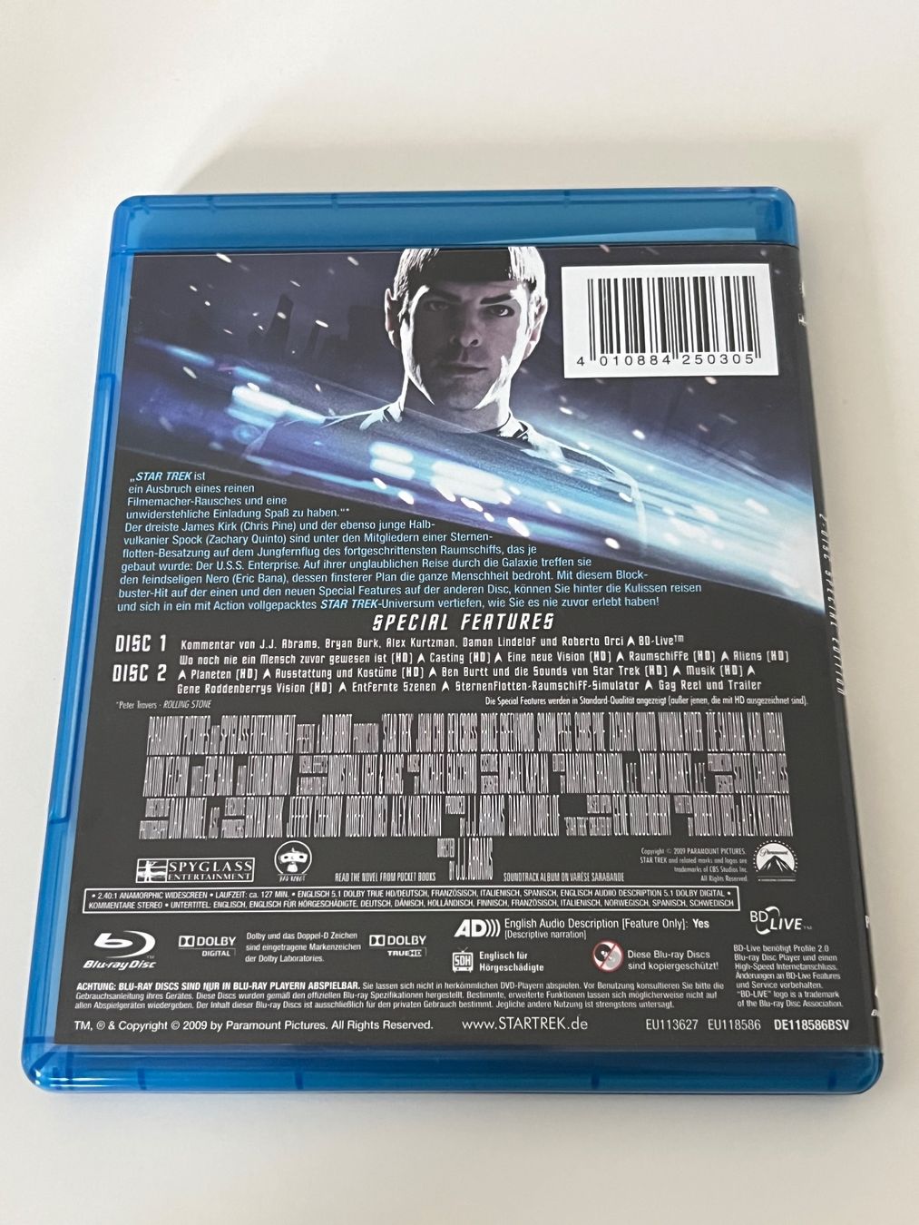Alle DVDs: Star Trek - 2 Disc Blu-ray Special Edition – Neu (gemäss Beschreibung) aus Altstätten SG von sheamus 1