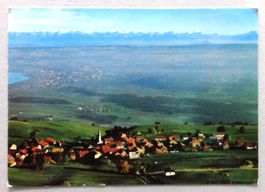 Bullet, Le lac de Neuchâtel et les Alpes