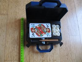 Reisespiel Skat Pocket Würfel-Spiel Reise-Spiel Kartenspiel