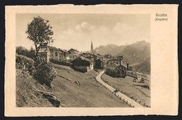 Guarda /Engadin, Hotel Meisser mit Zufah
