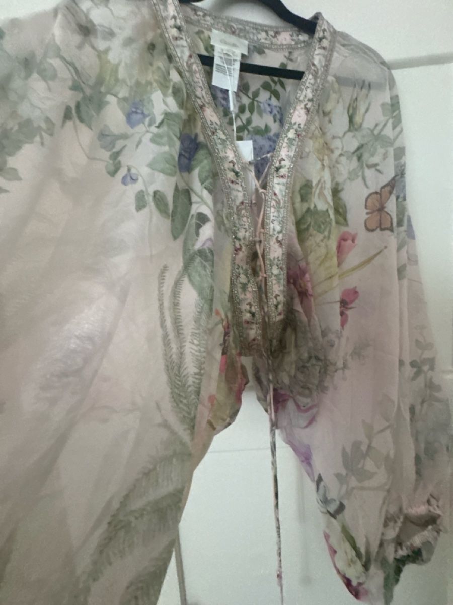Camicette: Camilla Seide Bluse Gr 38-40  – Nuovo (secondo la descrizione) da Luzern venduto da TENDIMO