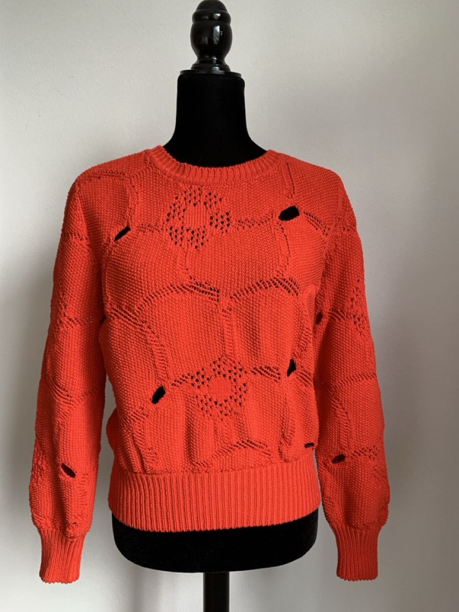 Akris Pullover & Sweatshirts: AKRIS: Neuer Pullover mit Anemones Jacquard, NP CHF 1090.- – Neu (gemäss Beschreibung) aus Luzern von paulablue