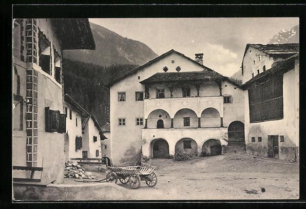 Cartoline postali: Schuls, Strassenpartie mit Häusergruppe – Usato da Berlin venduto da bartko-reher