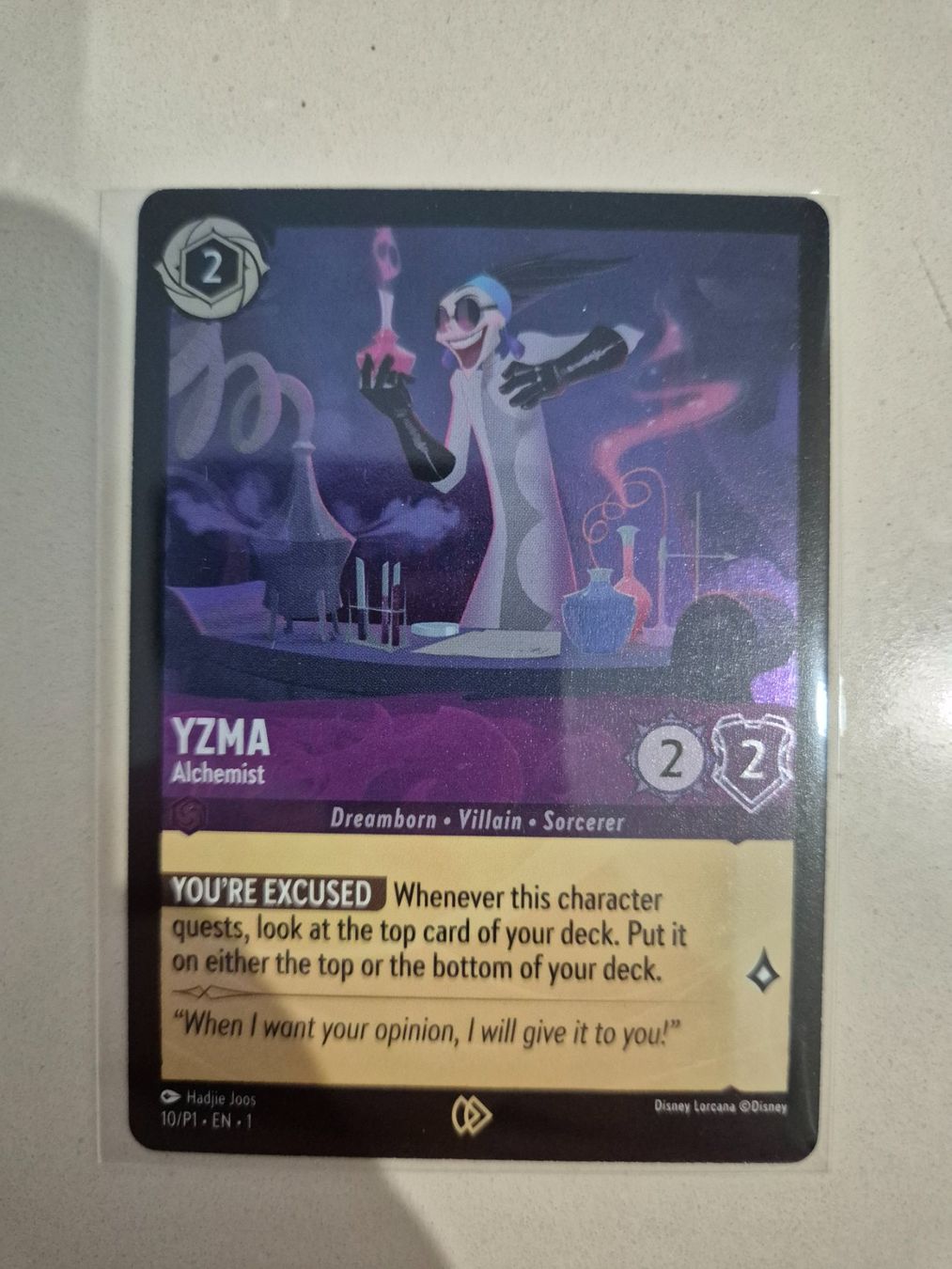 Disney Carte collezionabili: Disney Lorcana Promo 010 YZMA – Nuovo e nell'imballaggio originale da Balerna venduto da Seller127