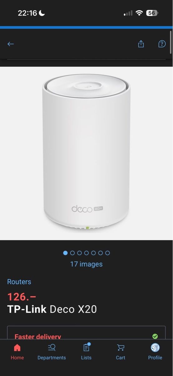 TP-Link Modem & Router: TP-Link Deco X20-4G plus TP-Link Deco X20 Satellit – Usato da Nottwil venduto da Silke94 1