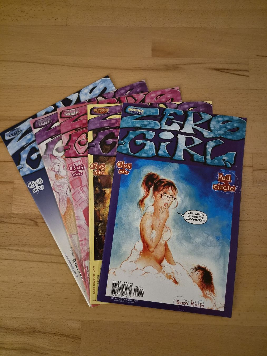 Comics: Zero Girl #1-5 (complete) – Gebraucht aus Biel/Bienne von collector_comics