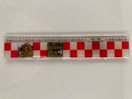 Tintin régle mm en plastique d'écolier (Haddock et Milou)