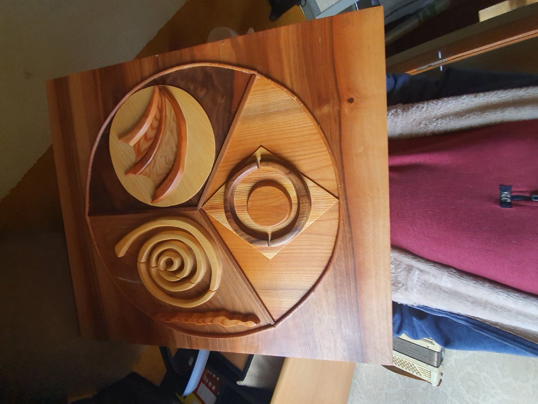 Holzartikel: Sculpture murale Ph. Blanchet  Elements – Neu und originalverpackt aus DUGNY (-Leytron) von Rdeny 6