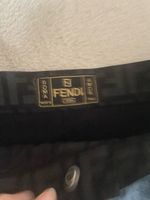 Jupe FENDI vintage logo noir/gris 34