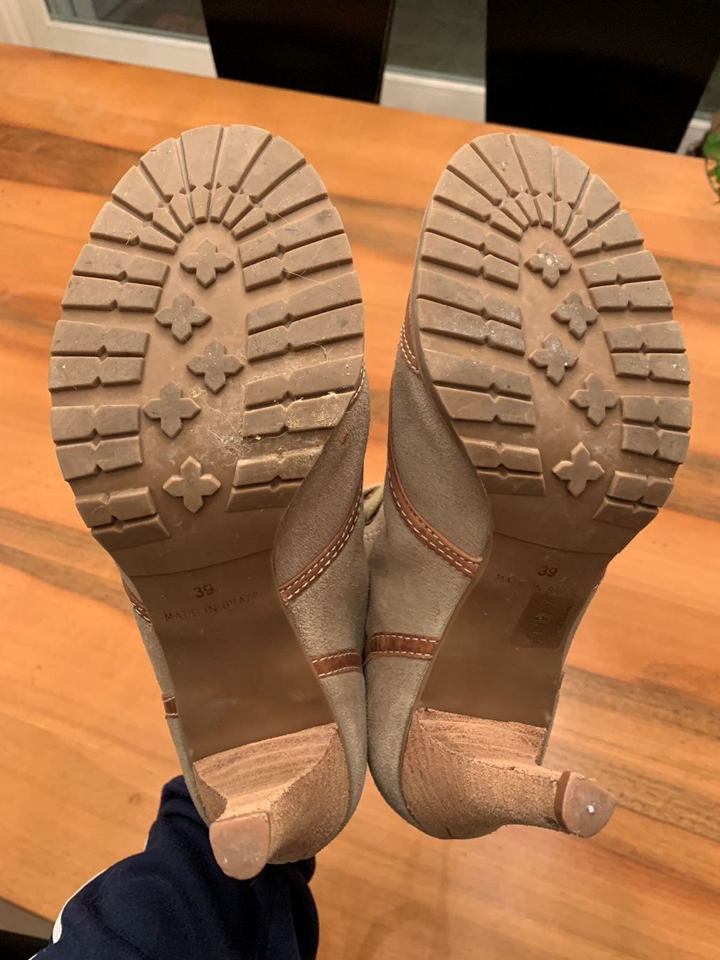 Scarpe da donna: Stiefeletten Leder Braun Grösse 39 – Usato da Rafz venduto da GeschenkeShop 4