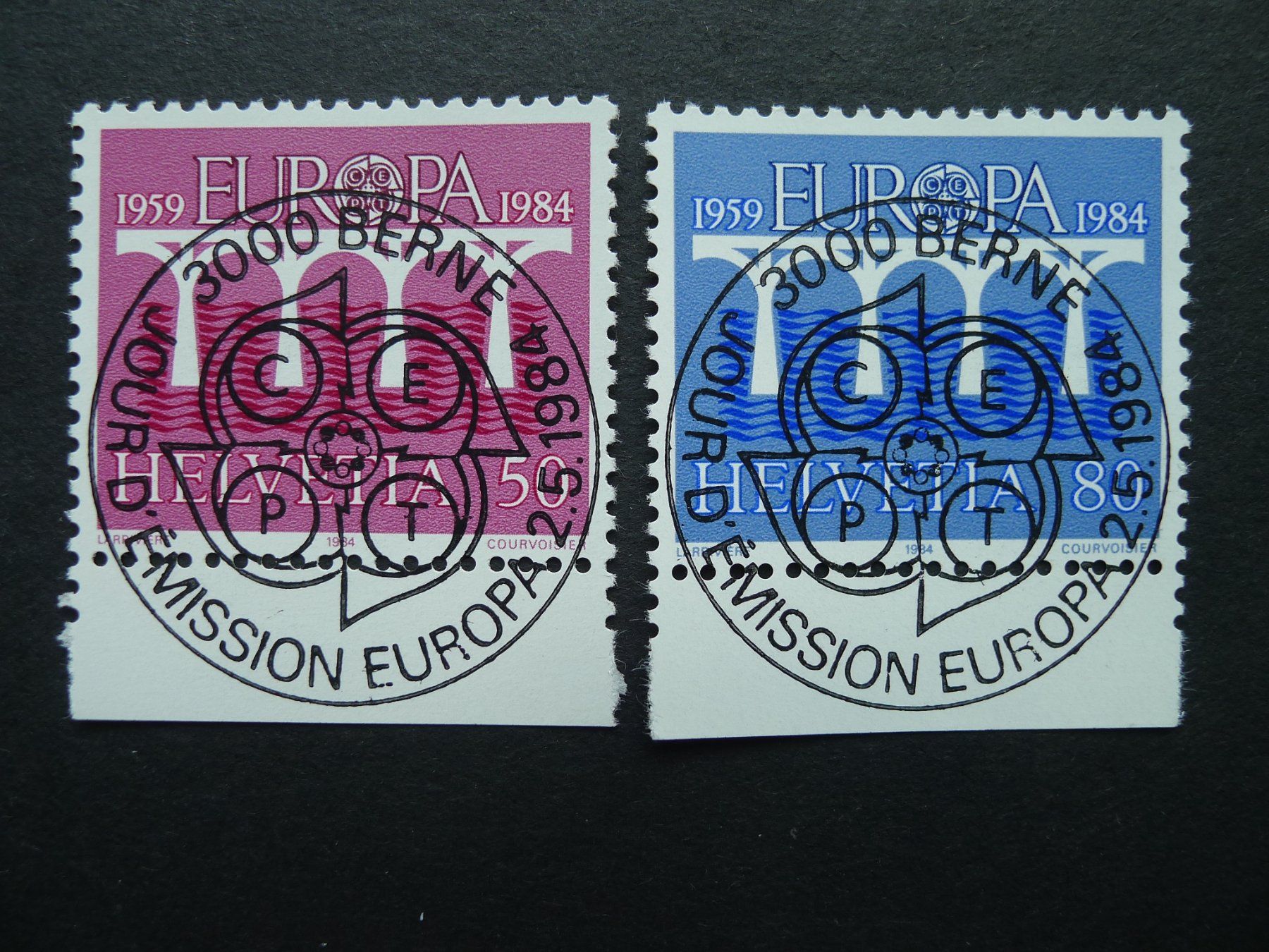 Tutti i francobolli: 1984 Nr. 708+709 mit ET-Vollstempel – Usato da Dagmersellen venduto da wyss1982