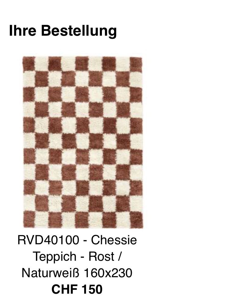 Tappeti: Rugvista Teppich Chessie – Nuovo (secondo la descrizione) da Unterkulm venduto da Elmedina.f