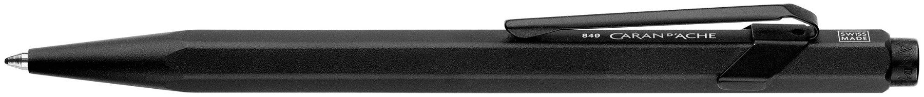 Caran D'Ache Penna & Evidenziatori: 849.496 BLACK CODE 849 Caran d'Ache Goliath Schwarz M + Etui – Nuovo e nell'imballaggio originale da Strengelbach venduto da Mozi1 2