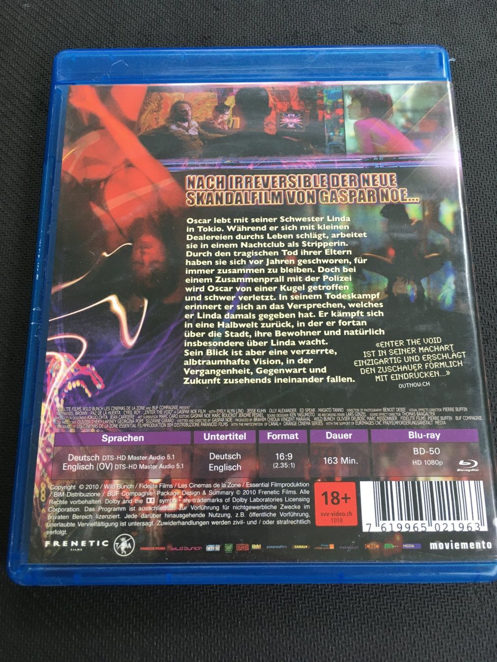 Alle DVDs: Enter the Void [Blu-ray] – Gebraucht aus St.Gallen von MedienJoe 1