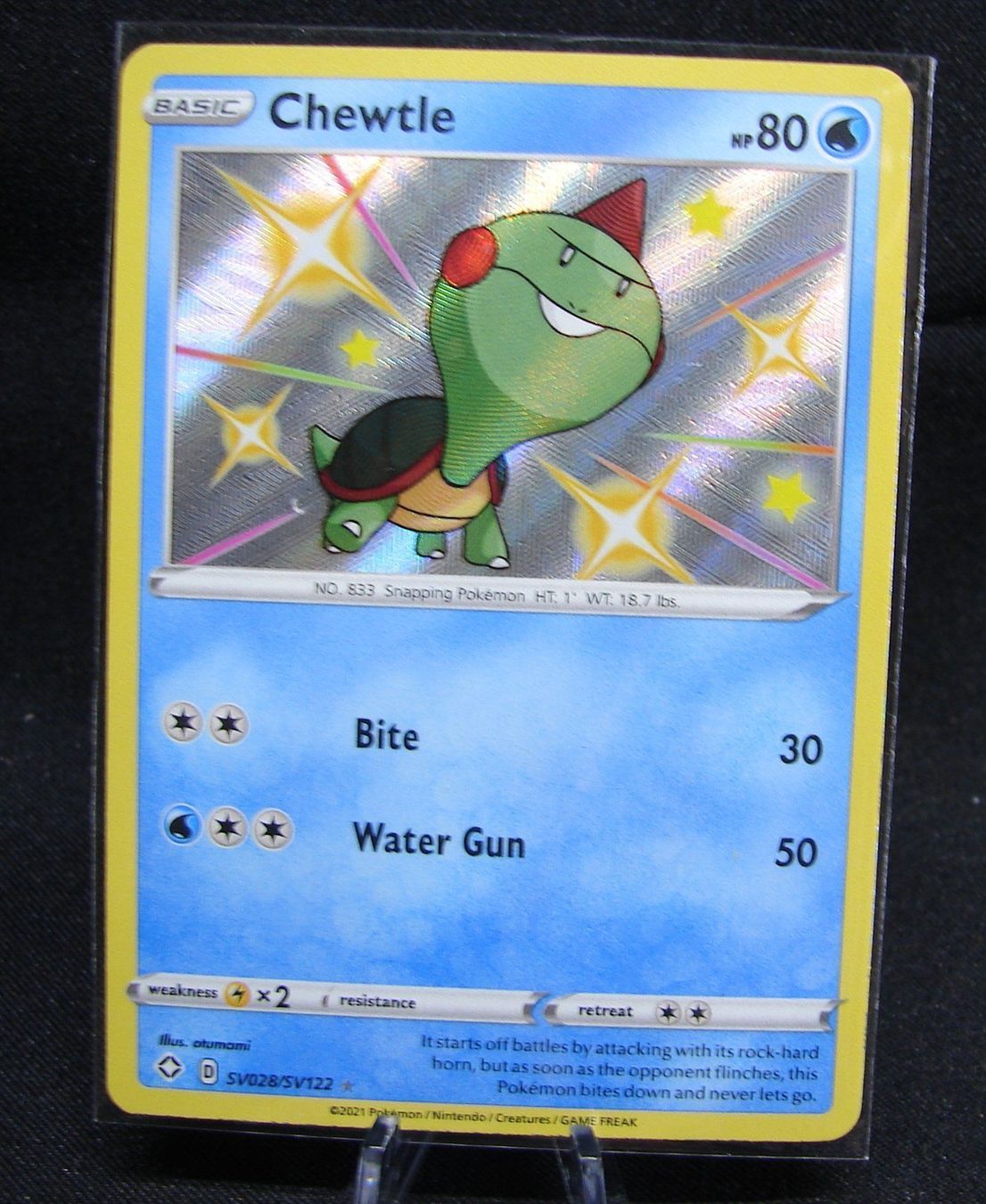 Pokémon Carte collezionabili: Pokemon Chewtle Holo  NM                   /215 – Nuovo (secondo la descrizione) da Rümlang venduto da coh_87ww