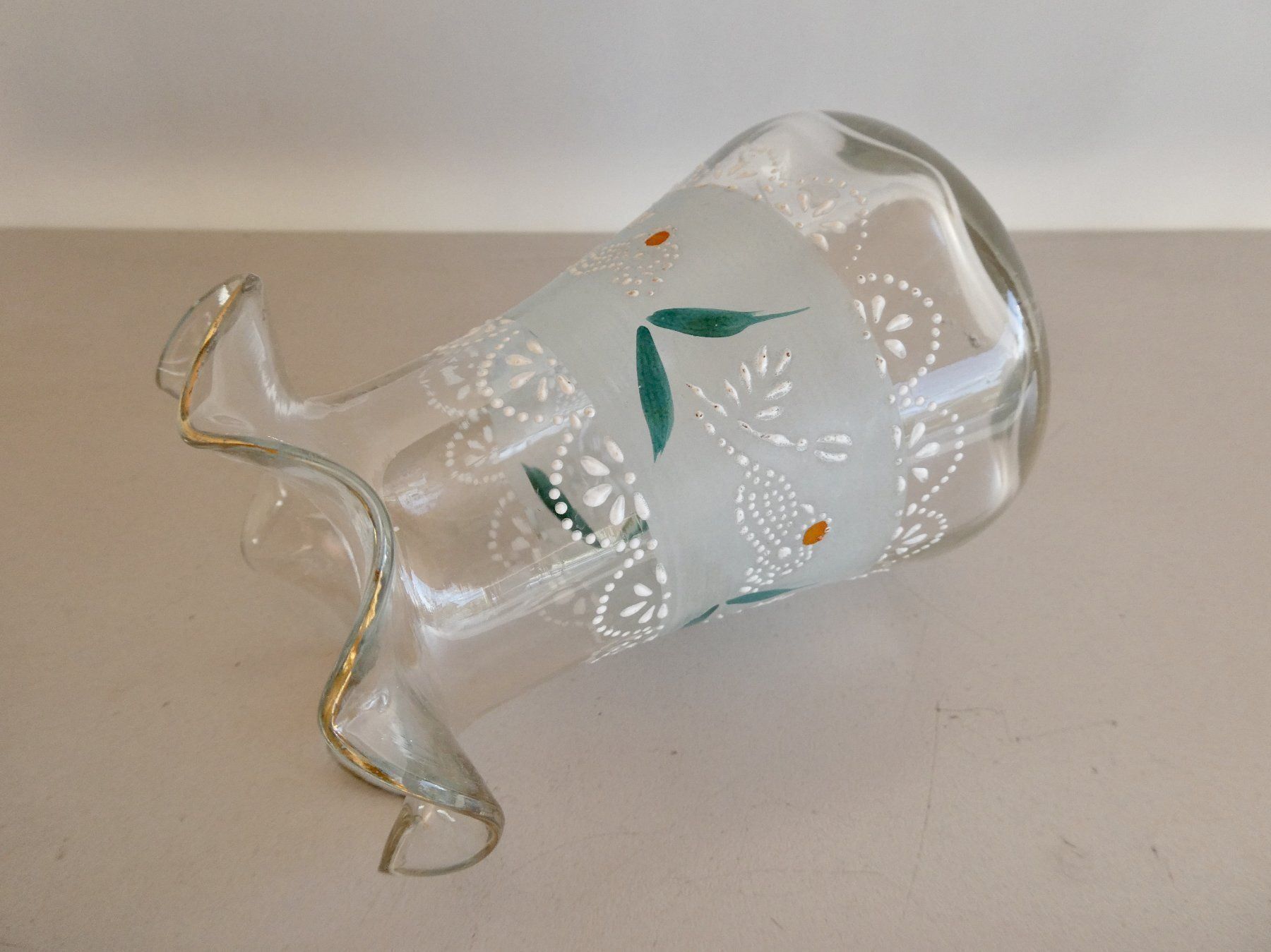 Vasi & Recipienti: antike kleine  Biedermeier Vase Handbemalt – Usato da Lüchingen venduto da Eeizo 5