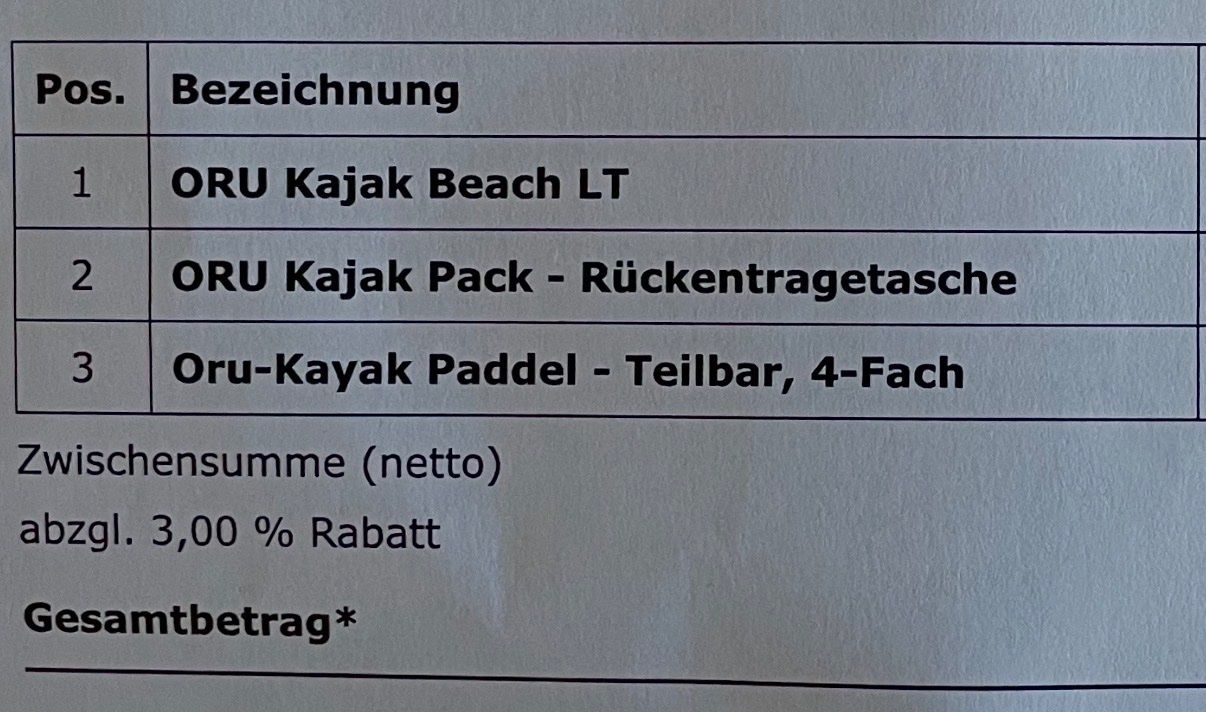 Barche: ORU Kajak zu verkaufen – Usato da Bischofszell venduto da Sofahund 2