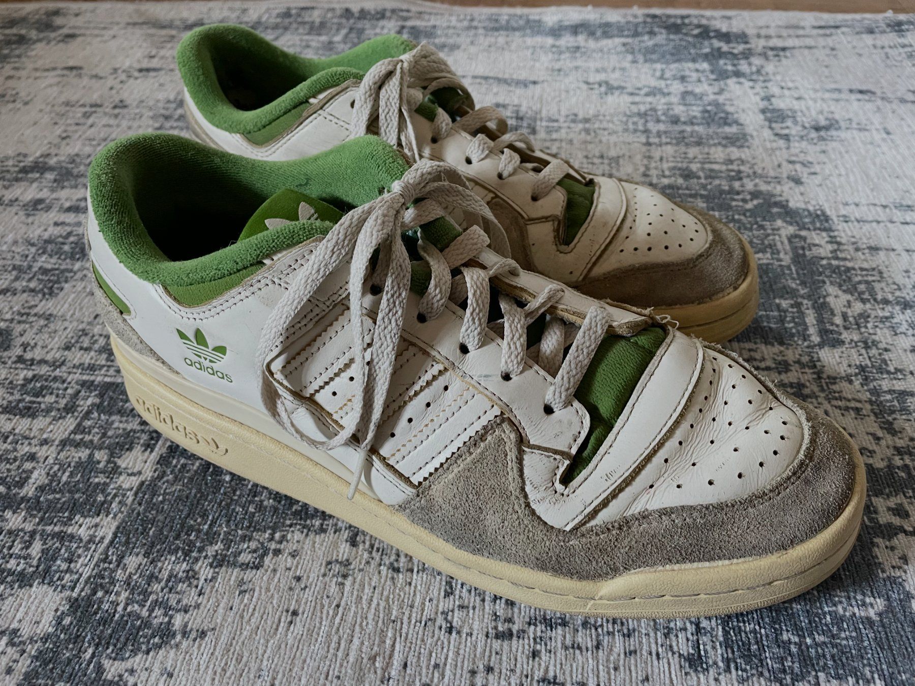 Adidas Scarpe da uomo: Adidas - Forum Low (White/Green) – Usato da Chiasso venduto da Er_Mon 3