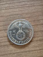 5 Reichsmark 1937 A, Deutsches Reich, Hindenburg, Silber