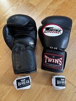 Twins Special Boxhandschuhe 12 oz Echtleder ? Top Zustand