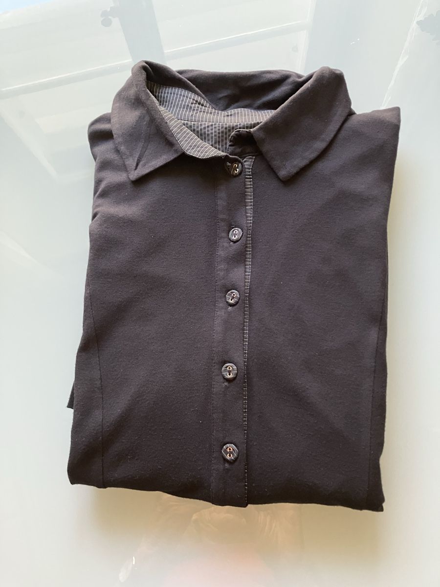 Riani Kleider: RIANI Hemdblusenkleid schwarz Viskose M – Gebraucht aus Bern von robertch 8