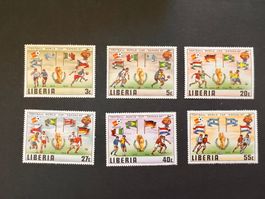 Fussball WM 82 Liberia Mi, 1198/03 Luxus ** (2334)