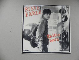 LP US Folk Rock Country Sänger Gitarrist 1986 Guitar town