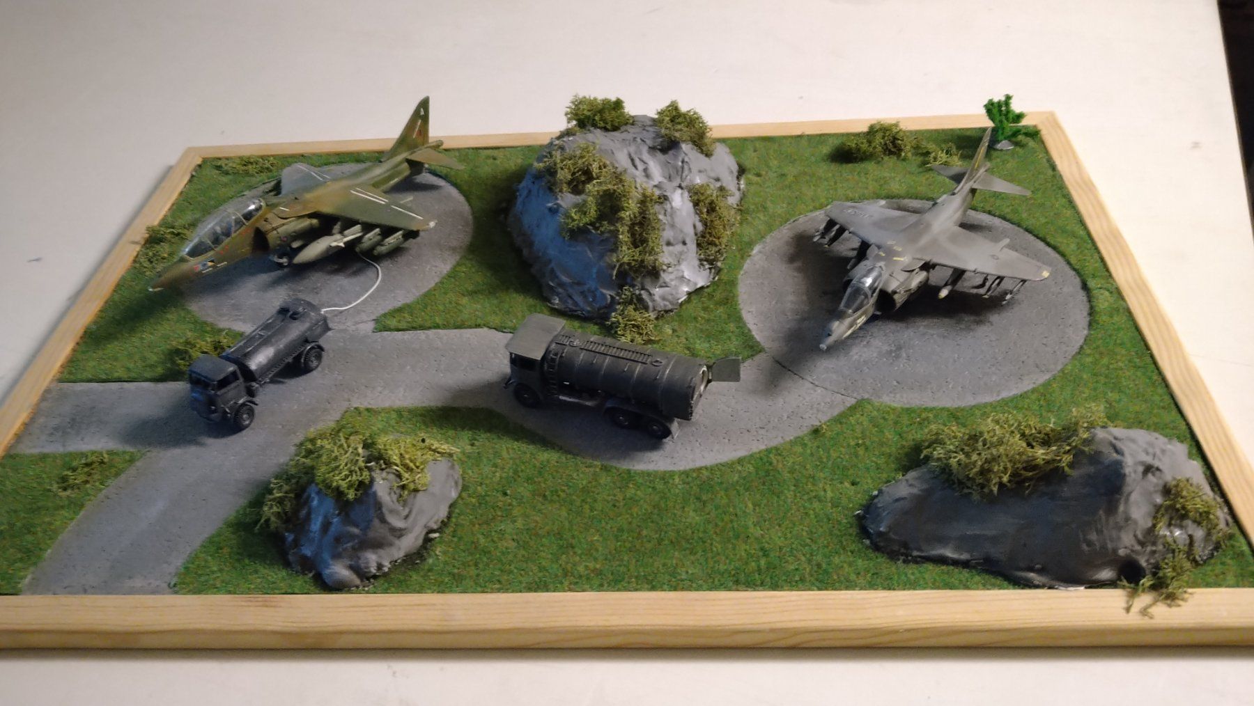 Kit di modellismo & Modellini statici: Harrier Diorama 1:72 – Usato da Interlaken venduto da F.Loco