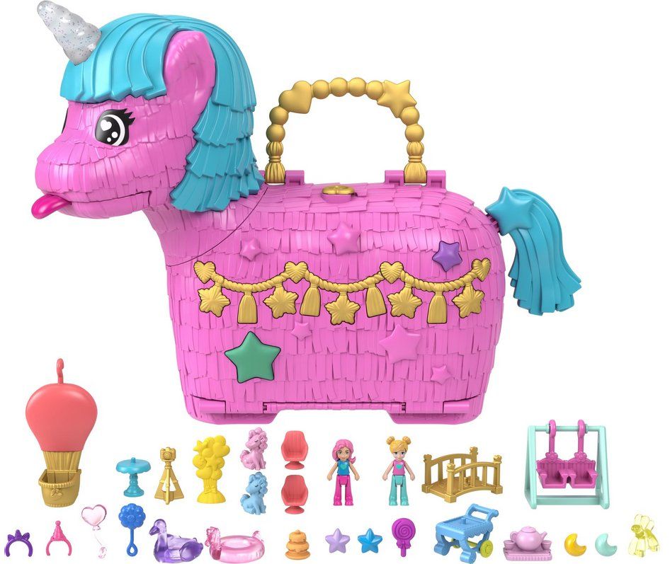 Polly Pocket Giocattoli: Polly Pocket Einhorn Party Spielset – Nuovo e nell'imballaggio originale da Oensingen venduto da Liquidations-Shop 2