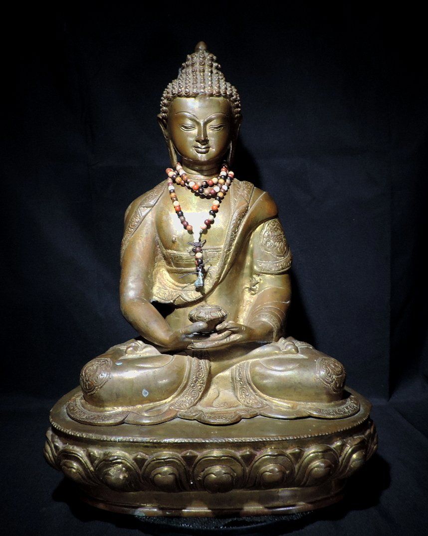 Sculture & Statue: Grosse Buddha Statue, Sinotibetisch – Usato da Duggingen venduto da roterbambus 1
