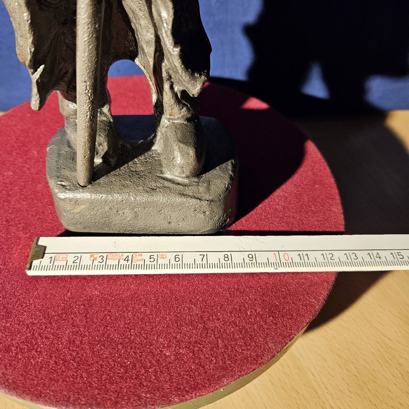 Figuren: Eisenplastik Figur, Nachtwächter mit Hellebarde 29cm – Gebraucht aus Kriens von gra_fhn7 6