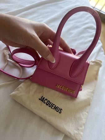 Originale Jacquemus Le Chiquito Mini Tasche Rosa Top!